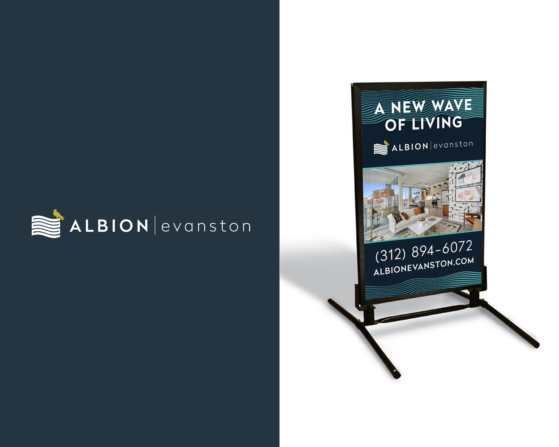 Greenworks Studio Real Estate Marketing Agency Featuring Our Work of Interior Design and Branding for Albion Evanston