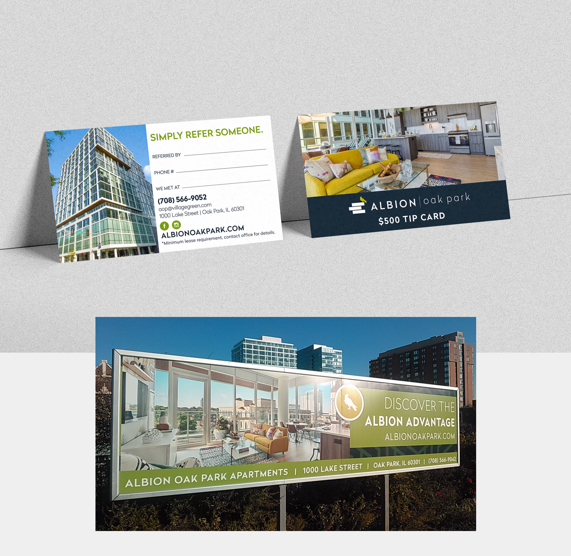 Greenworks Studio Real Estate Marketing Agency Featuring Our Work of Interior Design and Branding for Albion Oak Park 